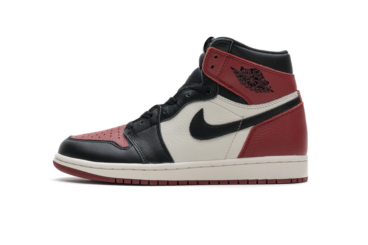 024ebe9f0ef64506042e193ebfa6a540 Air Jordan 1 Retro High Bred Toe 555088-610 - Image 1