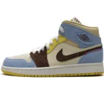 Air Jordan 1 Mid SE Fearless Maison Chateau Rouge CU2803-200