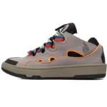 Lanvin Curb Sneakers White Ladies Brown
