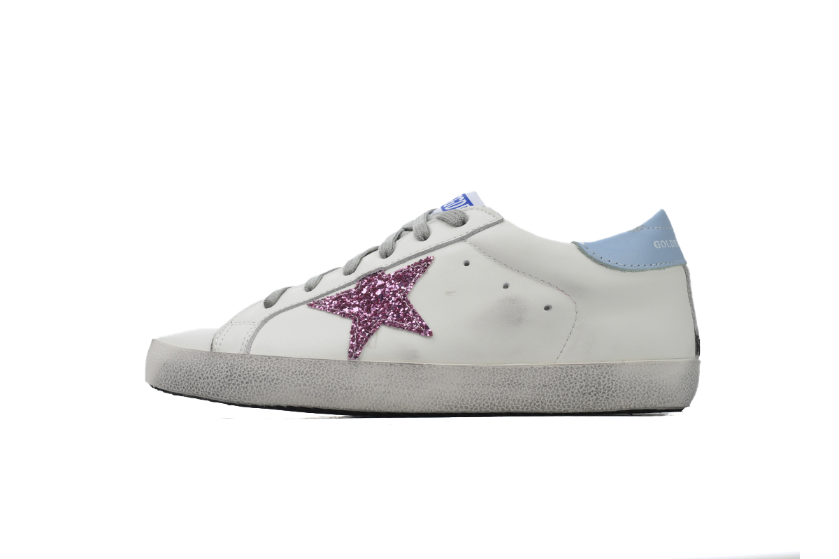 0735e79e13d44b9b2015ce1e2a6ca6bf Golden Goose Super Star 'Blue Heel' - Image 1