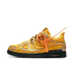 Nike X Off-White Air Rubber Dunk "University Gold" sneakers