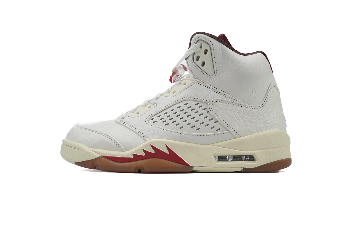 0a046f5db88195e1ec39723a27e8bbf3 Air Jordan 5 Retro 'El Grito - Sail' HF8833-100 - Image 1