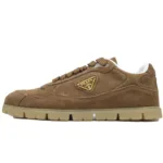 Prada Trail faded suede sneakers Brown