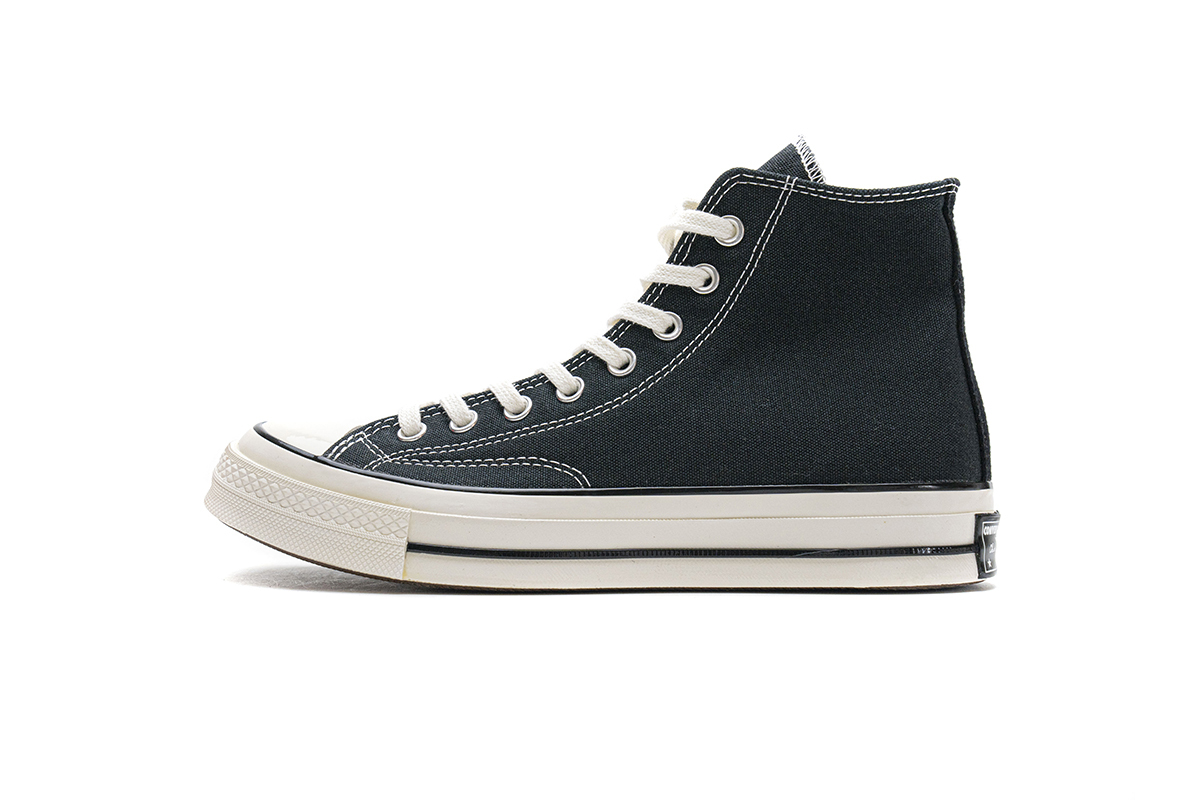 10c564c15b2e9c2022429cc92653011a Converse Chuck 70 HI Black Egret 162050C - Image 1