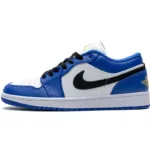 Air Jordan 1 Low Hyper Royal Orange Peel 553558-401