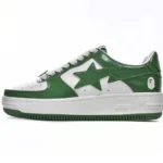 A Bathing Ape Bape Sta Low White Green 1H70-191-001