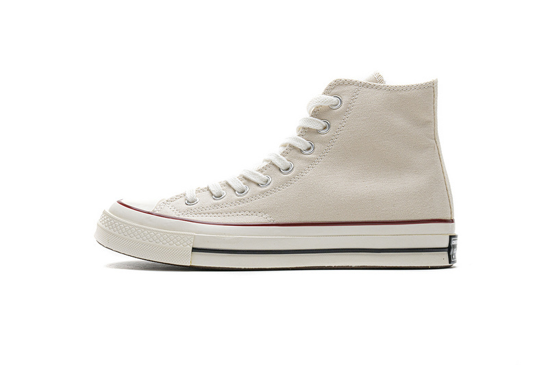 12290a1109970097722ecf569ff089f8 Converse Chuck 70 HI Parchment Garnet Egret 162053C - Image 1