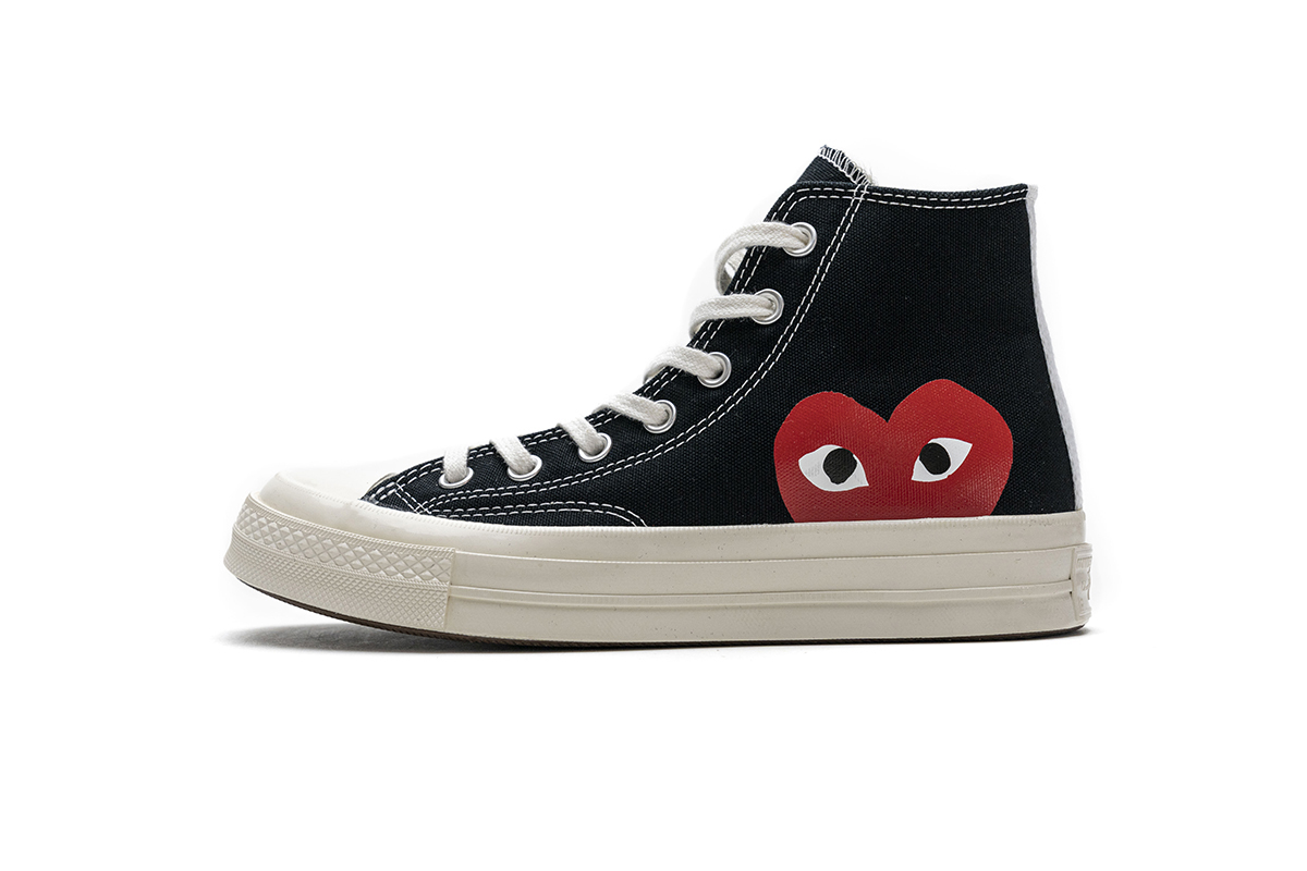 1240f62cc81b435364e26eb9b3b8c1a8 CDG Play x Converse Chuck Taylor All Star 70 High Top 150204C - Image 1
