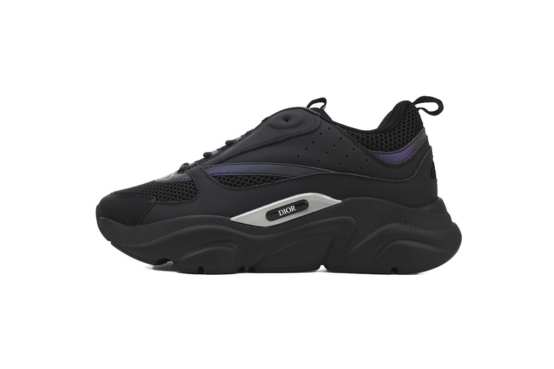 15b08cb6c241e0ab707895095fa513cd Dior Black Laser 'B22' Sneakers Cream - Image 1