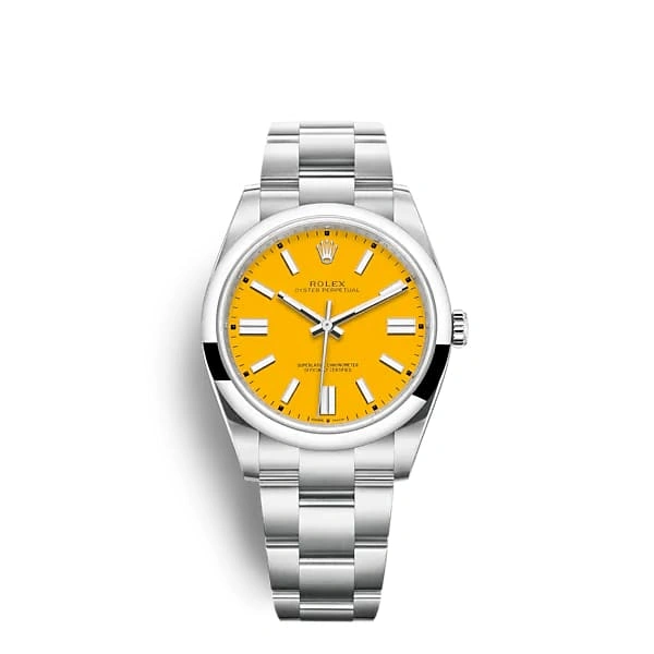 16d85e722c1bc8f61ed03736f2e39b7f OYSTER PERPETUAL 124300 Series(Yellow) - Image 1