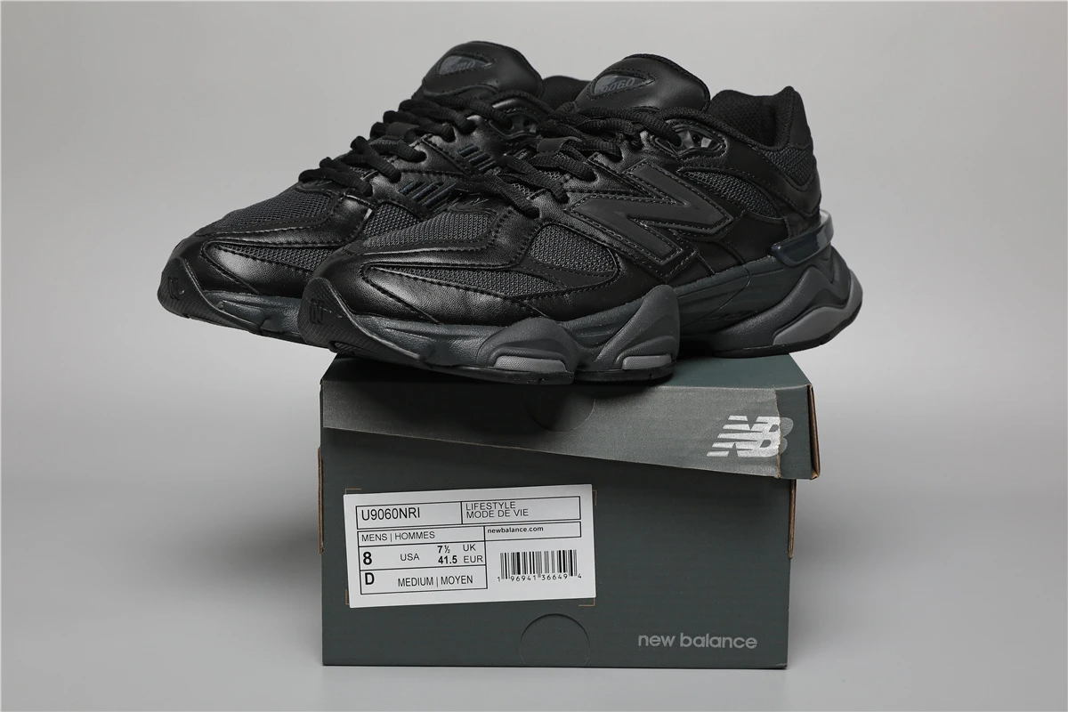 176674393_009 New Balance 9060-49 NRI Black/Grey Sizes 36-46.5 - Image 1