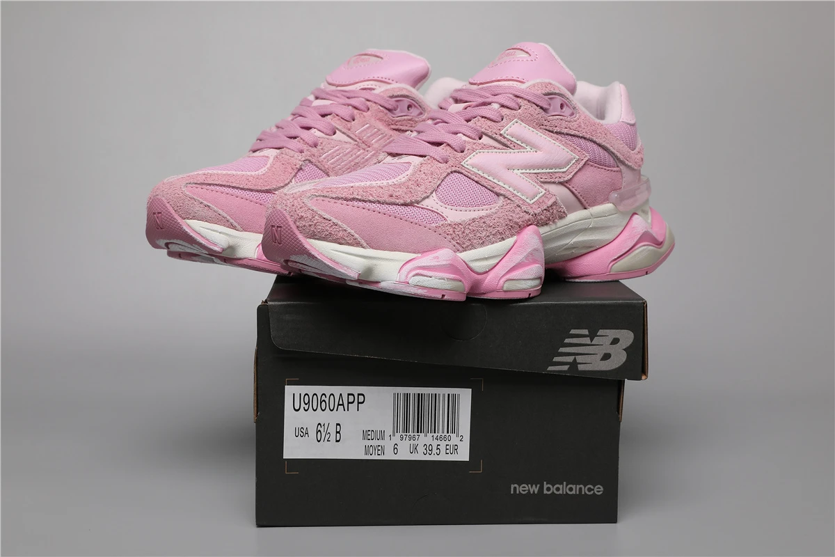 176674652_009 New Balance 9060-51 APP Pink Sizes 36-46.5 - Image 1