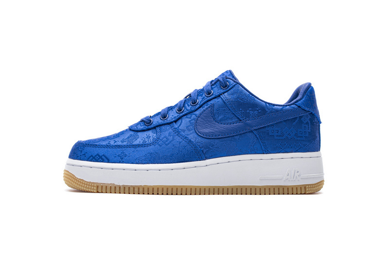 185ed5acc4598db75087b7bdfedf092a Nike Air Force 1 Low CLOT Blue Silk CJ5290-400 - Image 1