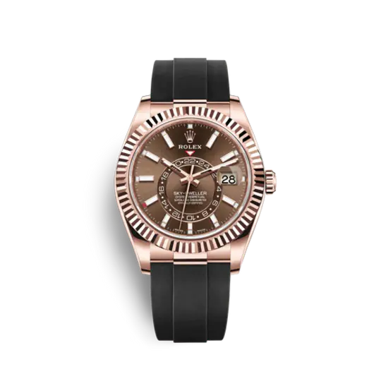 1a39637b62a2b26b07e4c68a2802165f Rolex Sky-Dweller Oyster 42 mm Everose gold 326235-0005 New - Image 1