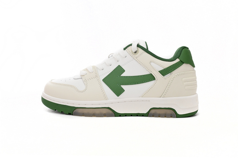 1bce7e2c8834c8b9836e8b47245431bf OMIA189 C99LEA00 10455 OFF-WHITE Out Of Office White Green - Image 1