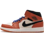 Air Jordan 1 Mid Team Orange Black 852542-800