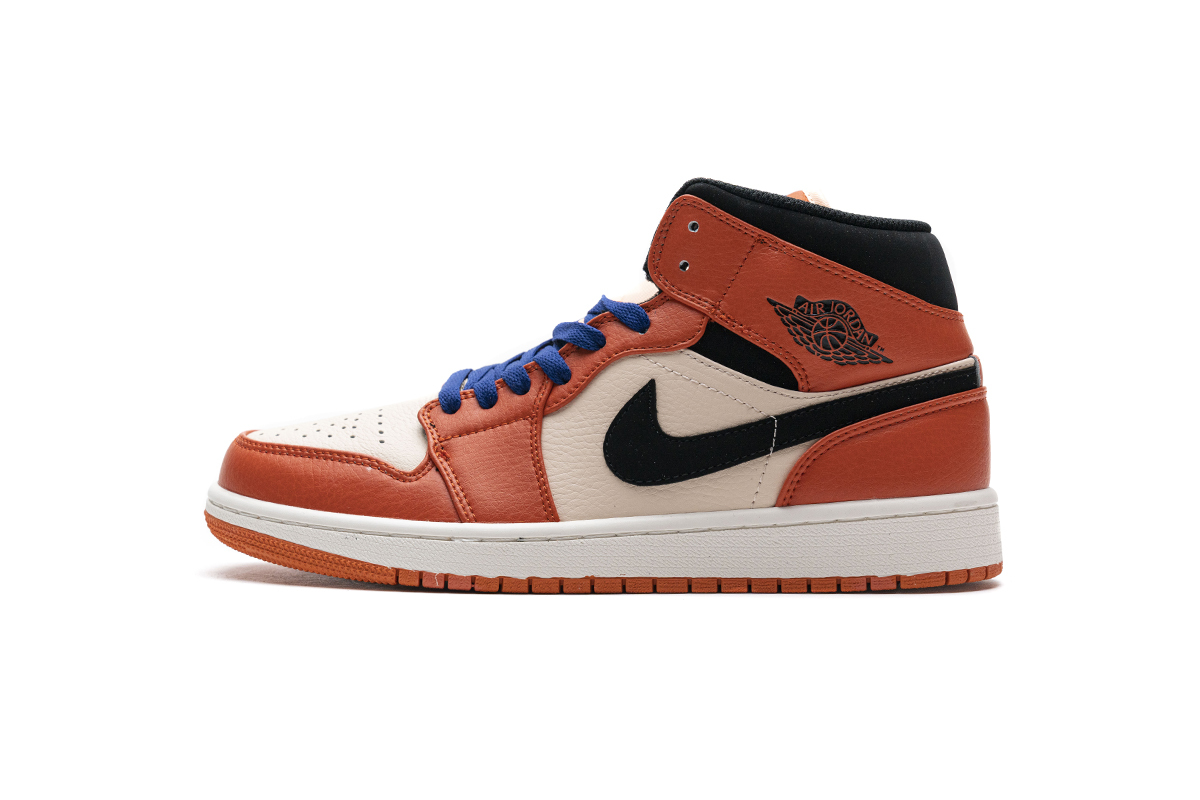 1d612919645ce823dea93e8abc4092b4 Air Jordan 1 Mid Team Orange Black 852542-800 - Image 1