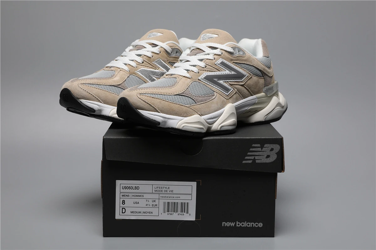 202450225_009 New Balance 9060-95 LBD Light Brown Sizes 36-46.5 - Image 1