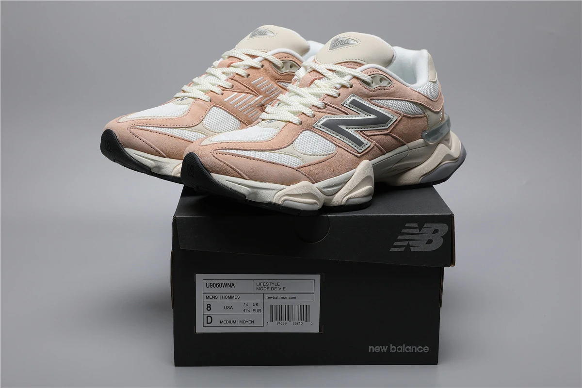 204507480_009 New Balance 9060-100 WNA Dusty Pink Sizes 36-46.5 - Image 1