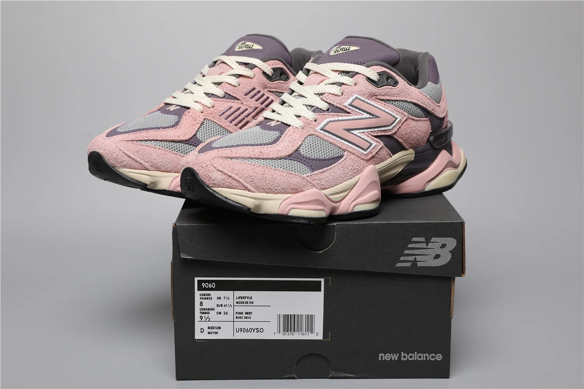 217316906_009 New Balance 9060-112 YSO Purple/Pink Sizes 36-42 - Image 1
