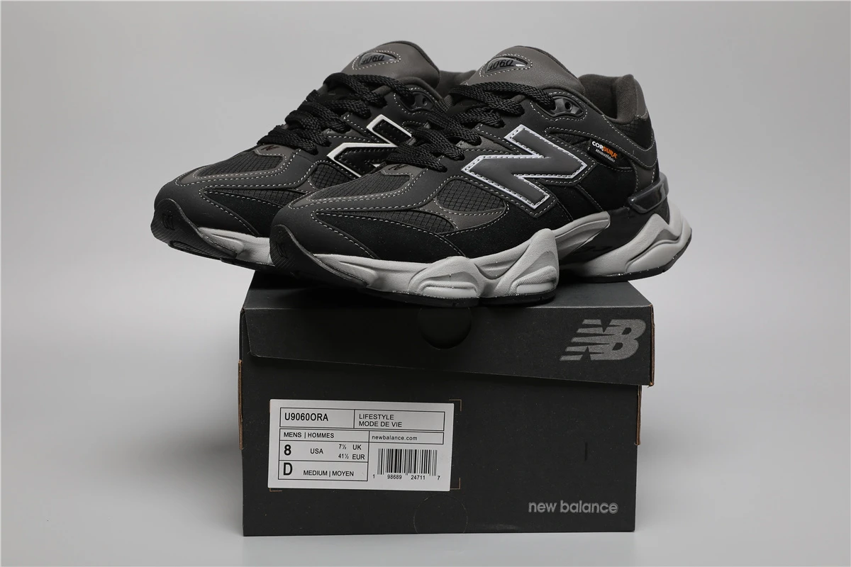 217881880_009 New Balance 9060-117 ORA Triple Black Sizes 36-46.5 - Image 1