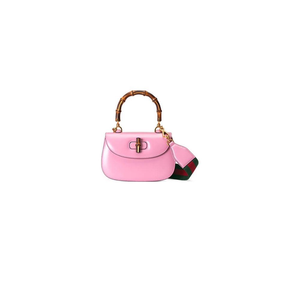 2269a980b7e48458d4c5353745432c51 GUCCI BAMBOO 1947 JUMBO GG SMALL TOP HANDLE BAG - Image 1