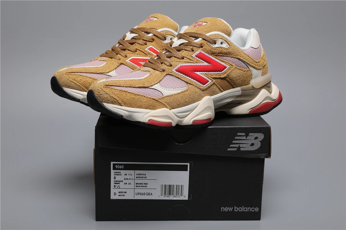230881012_009 New Balance 9060-130 GEA Yellow/Pink Sizes 36-46.5 - Image 1