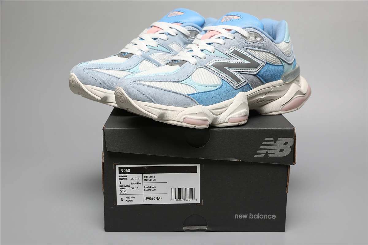 234605568_009 New Balance 9060-143 NAF Blue/White Sizes 36-42 - Image 1