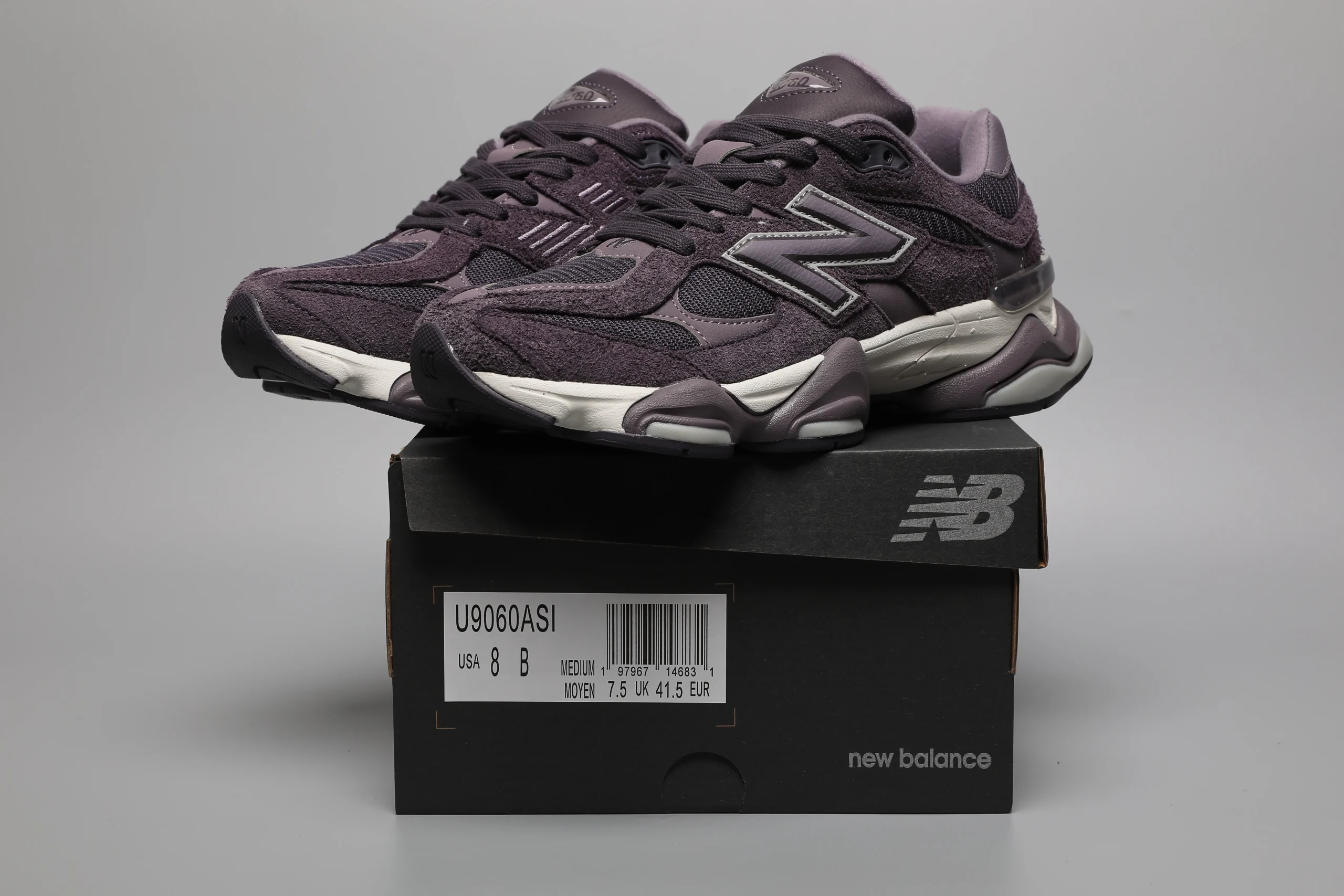 234605727_009 New Balance 9060-142 ASI Purple/Grey Sizes 36-46.5 - Image 1