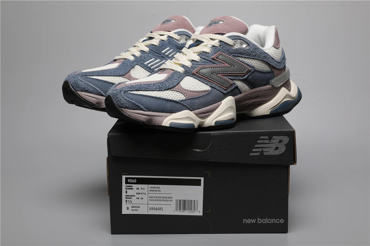 234605862_009 New Balance 9060-145 FL Navy Blue Sizes 36-46.5 - Image 1