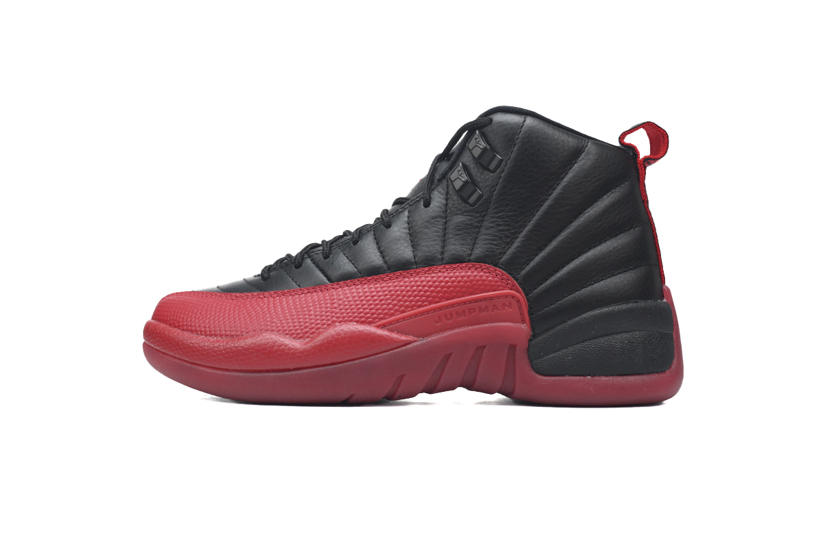 23ffa36820760cae9c5b6649f02a7828 Air Jordan 12 Flu Game Black Red 130690-002 - Image 1