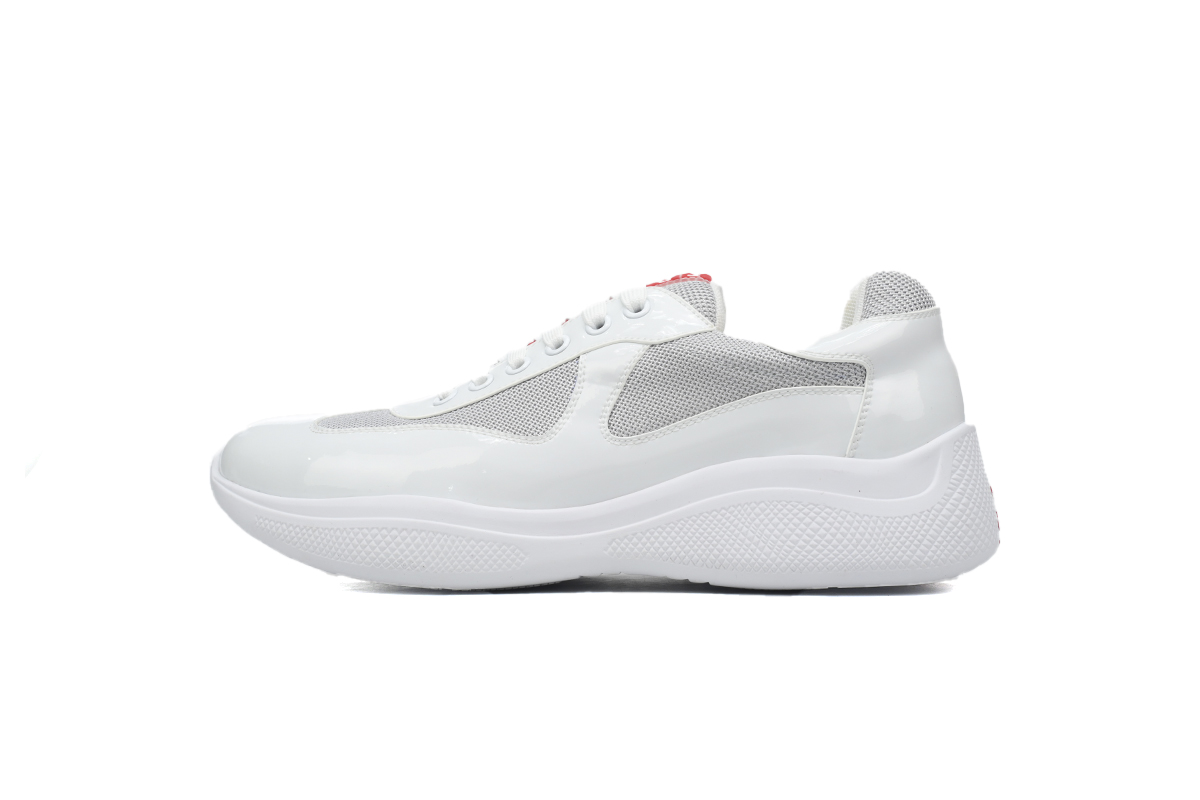 28a4c44603e36b048f5c55eb1fc33b83 Prada All white mesh shoes - Image 1