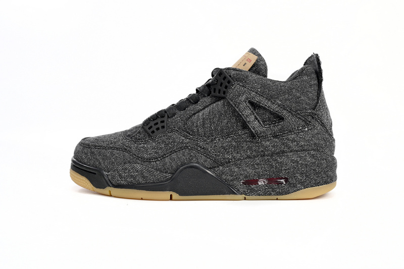 2cbf4ad1958d1468da4fe846288e0641 Levis x Air Jordan 4 Levi's Black AQ9103-001 - Image 1