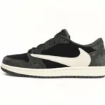 Travis Scott x Air Jordan 1 Low Black Grey Low Help DM7866-001