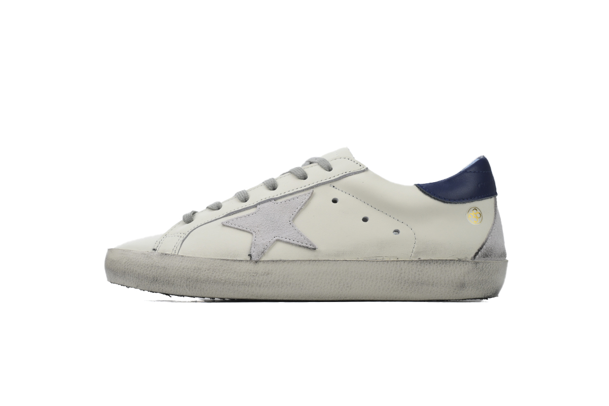31c4b07df42fa9cbdfef4ab4587f9b5b Golden Goose Super Star 'Dark Blue Heel' - Image 1