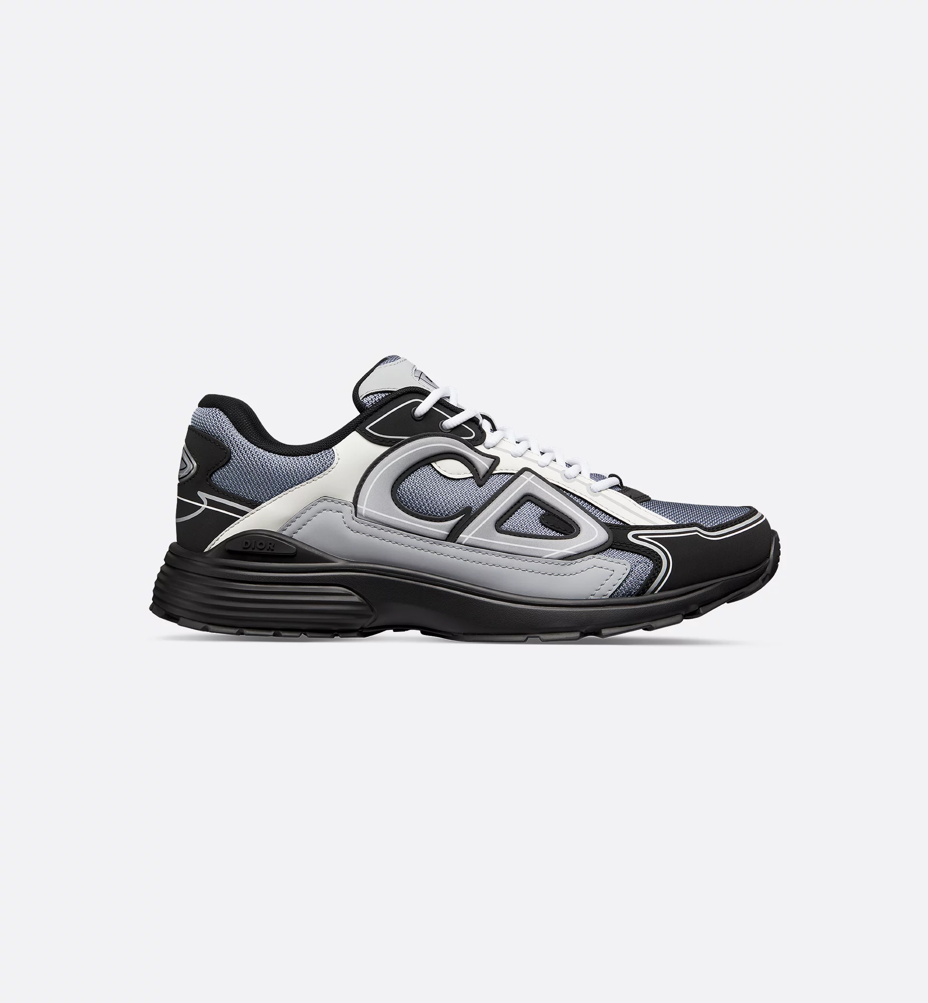 32a6739f7b20e5614ad1b6134ce04f37 Dior B30 Sneaker Blue Mesh with Gray, White and Black 3SN279ZRB_H068 - Image 1