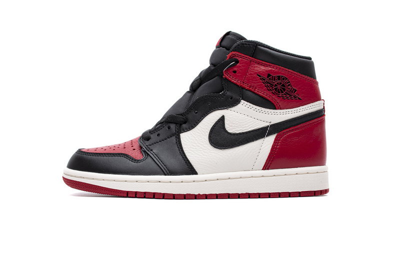 375605492a796d8c7dc6cdd501137107 Air Jordan 1 Retro High Bred Toe 555088-610 - Image 1