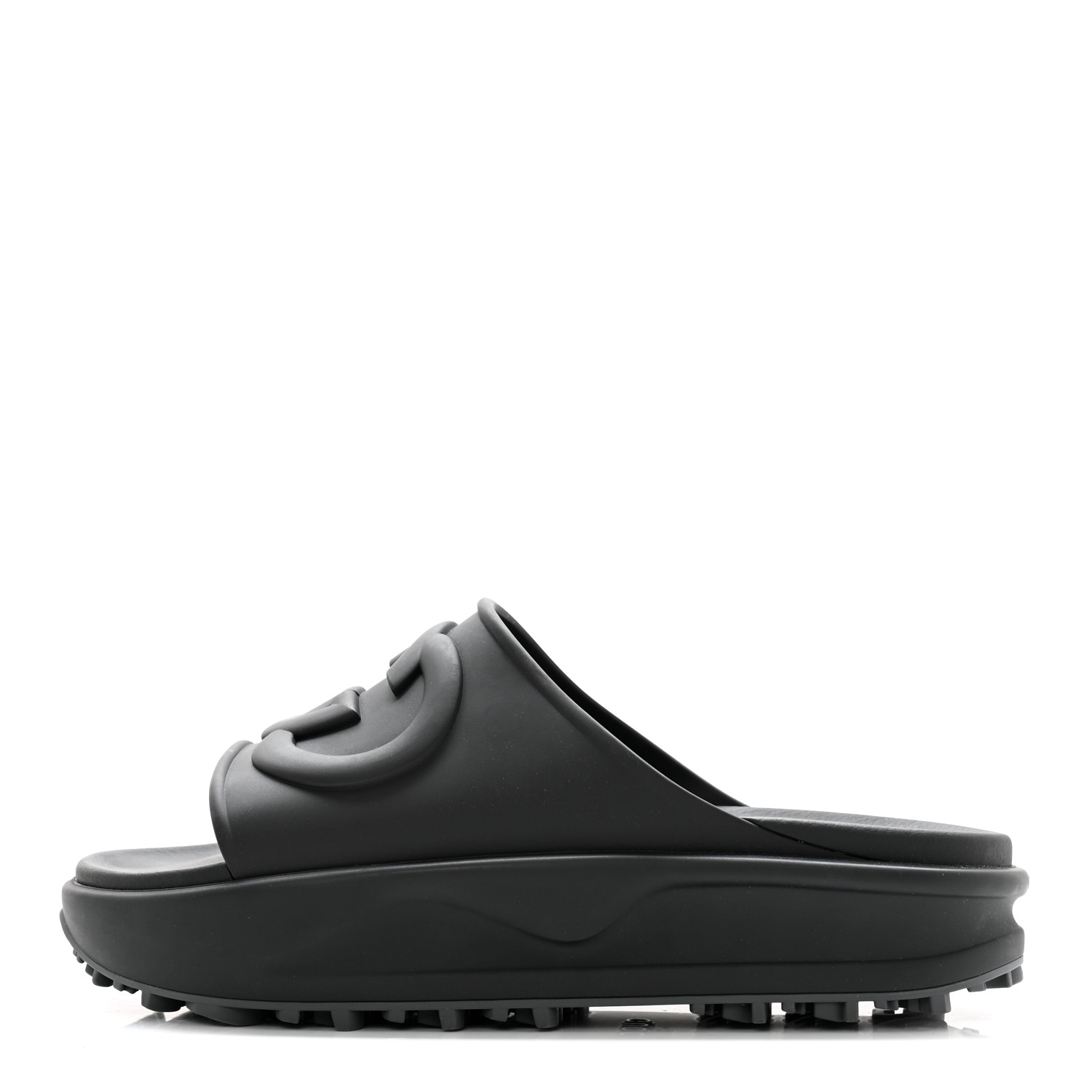 37e8426932d1b439cf0904936df4bd3a Gucci Sandal 'Interlocking G Black' - Image 1