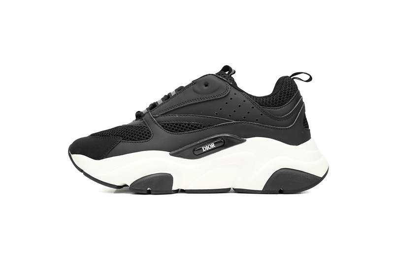 3a2f8d480ae6cd6f780d735182afb325 Dior White, Blue, & Black 'B22' Sneakers Black And White - Image 1