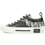 Dior B23 HT Oblique Transparency Low Bang Black and White