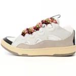 Lanvin Leather Curb White Ivory FM-SKRK11-DRAG-A2000
