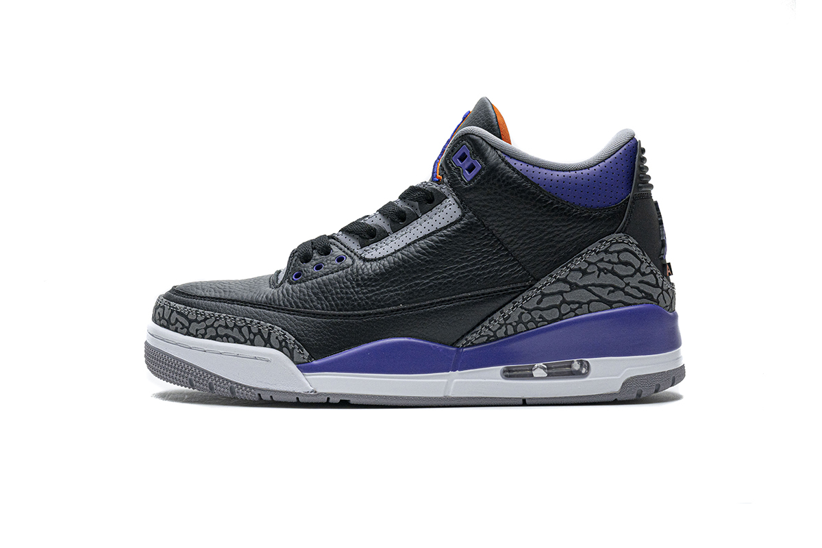 3cbfb2bf5bfd675d3818c476492d5a0b Air Jordan 3 Retro Black Court Purple CT8532-050 - Image 1
