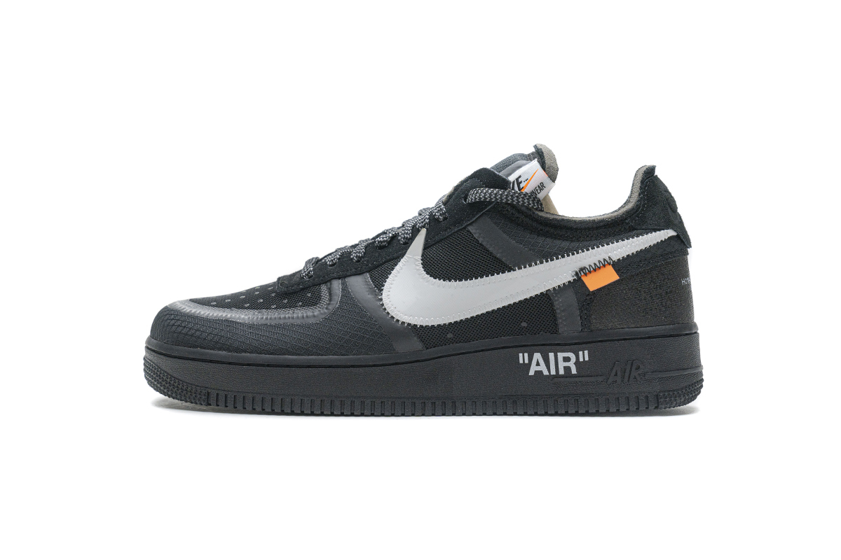 3d753bbf734fe2f7c97a492076564987 Nike Air Force 1 Low Off-White Black White AO4606-001 - Image 1