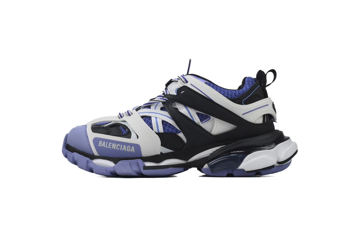 3d8089afe805f0ef650cbfe1df39d79b Balenciaga Track Sneaker White Black Purple - Image 1