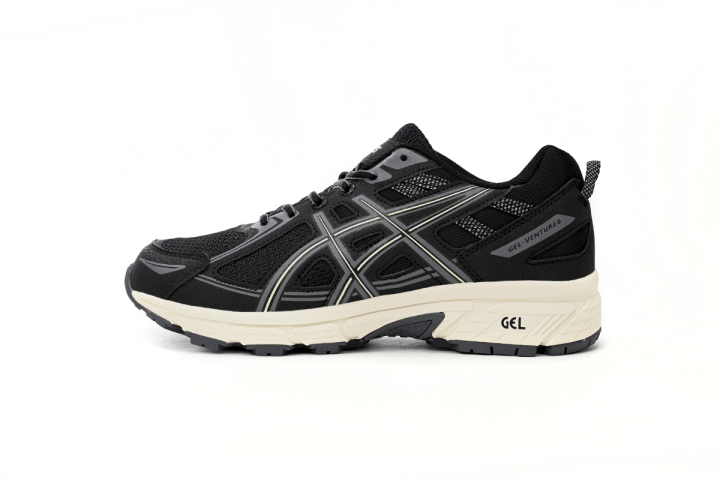 3e8579f647a7e50121880c7d1f766536 ASICS Gel-Venture 6 Trail Running Shoes Black Ash 1012B359-003 - Image 1