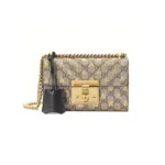 Padlock small GG bees shoulder bag