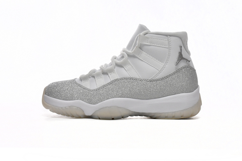 41d673fe94eb9a5d67e53993595f27ed Air Jordan 11 Retro Metallic Silver Vast Grey AR0715-100 - Image 1