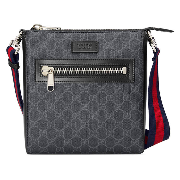 436fbc95124dbc017e06dde509aa9d1b Gucci GG Black Small Messenger Bag - Image 1