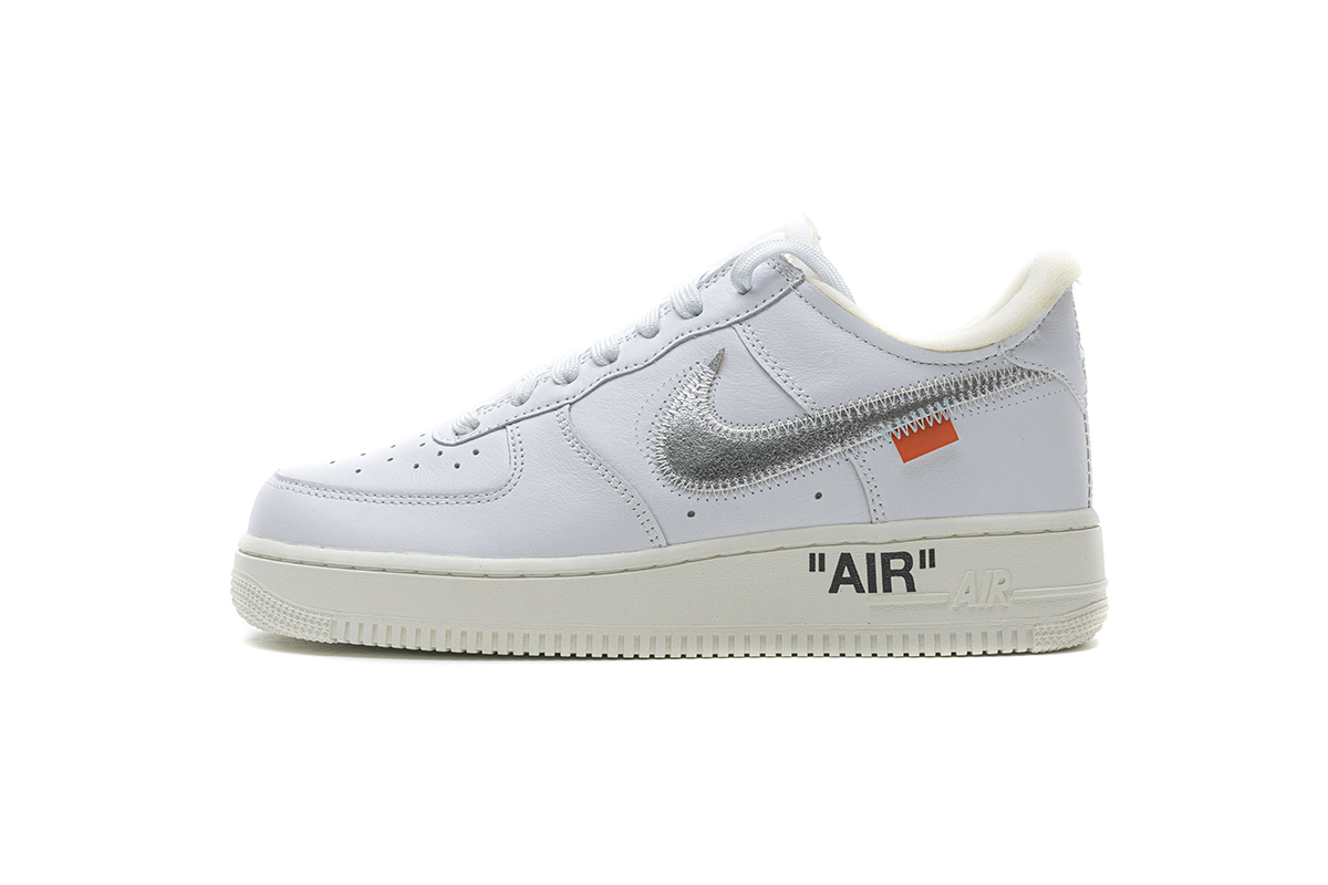 4649cd094ac3ea226b8ef7327eaf499d Nike Air Force 1 Low Virgil Abloh Off-White (AF100) AO4297-100 - Image 1