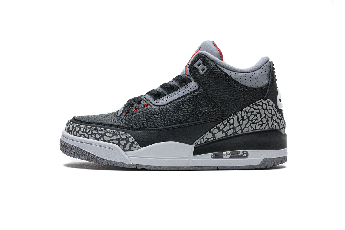 47b0bcb88ba4aefdd488eb374adc00f2 Air Jordan 3 Retro Black Cement 854262-001 - Image 1